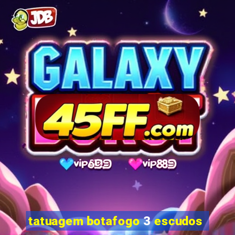 tatuagem botafogo 3 escudos